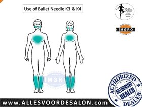 Ballet naalden RVS K5