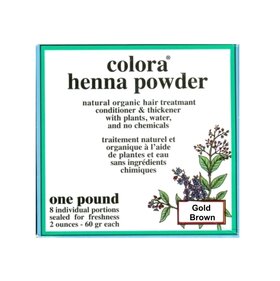 Henna Colora Gold Brown Economy Pack