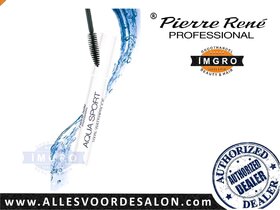 Pierre Rene Aqua Sport Mascara 100% Waterproof Professional, Black, 12 ml