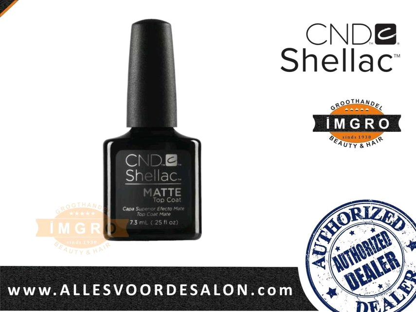 Shellac Matte Top Coat Topcoats IMGRO Beauty
