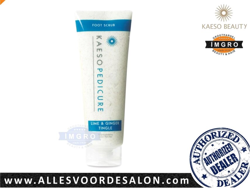 Kaeso Pedicure Lime & Ginger Tingle Foot Scrub 250gr. IMGRO Beauty